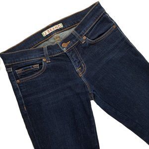 J Brand The Deal Slimming Low Rise Skinny Jeans Dark Indigo Size 26